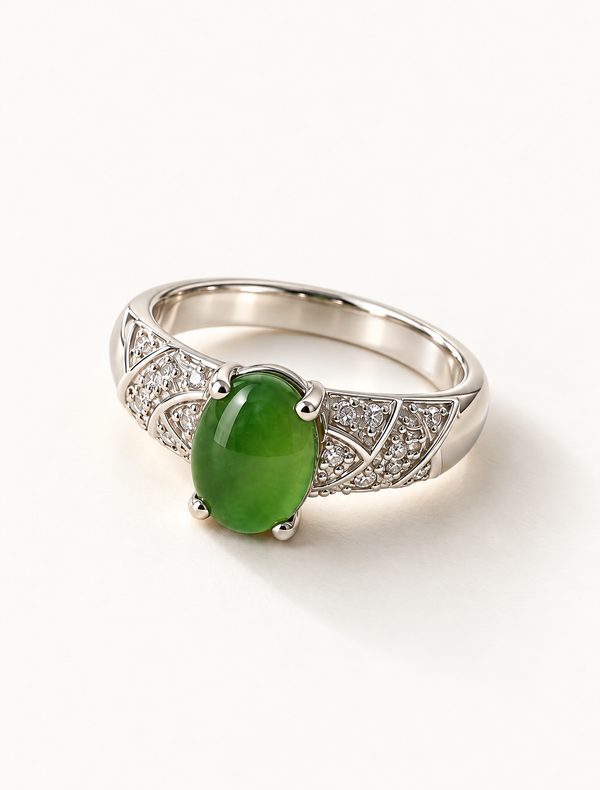 Emerald Regency Statement Ring