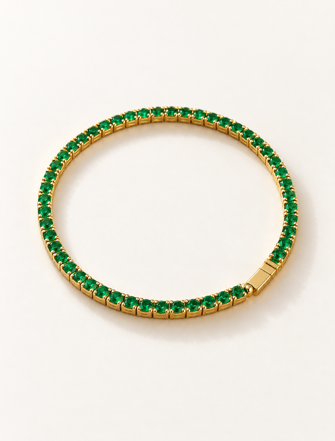 Emerald Tennis Bracelet