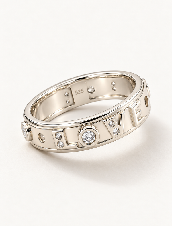 Endless Love Silver Band
