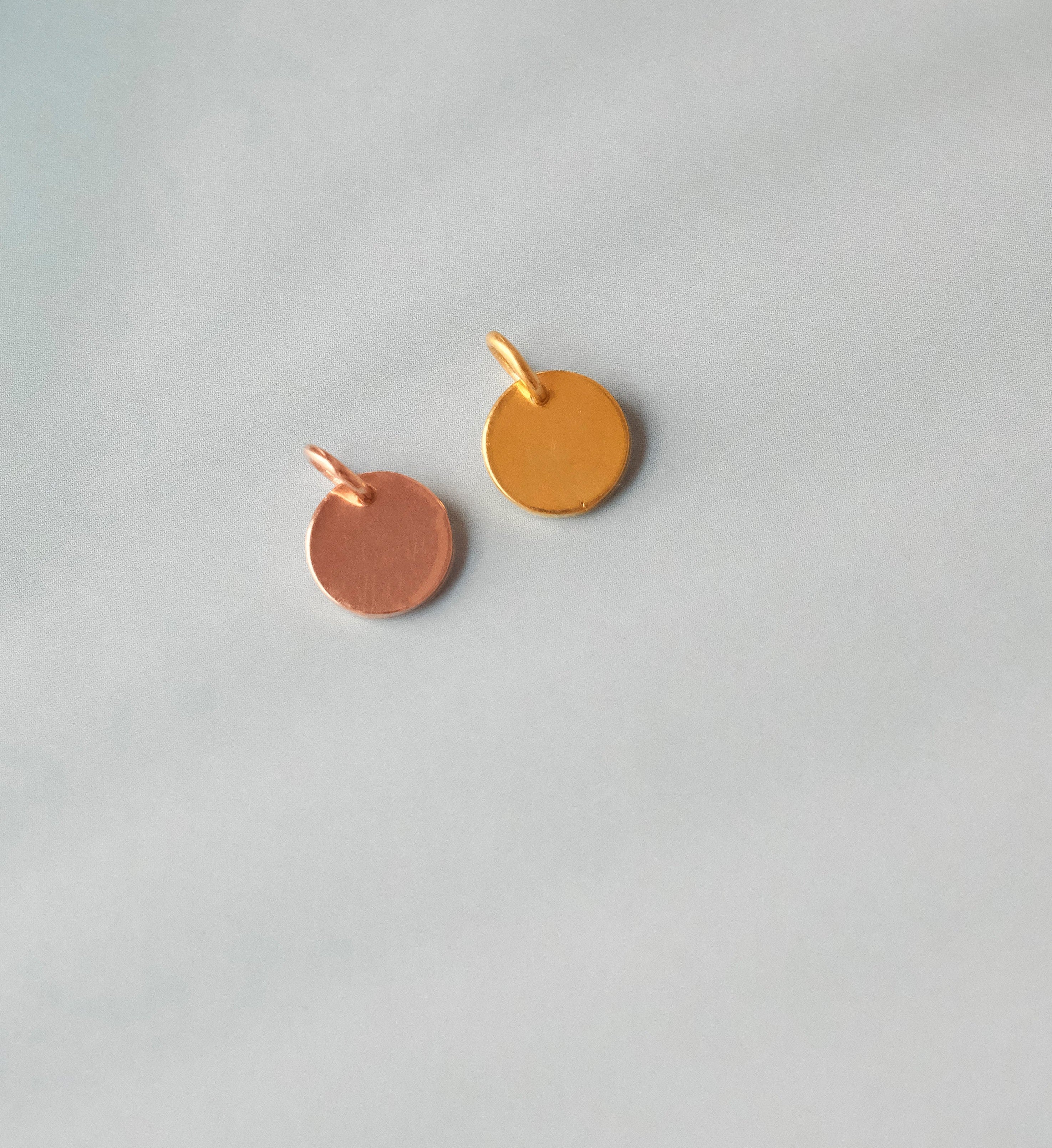 Engravable Coin Charm-Charms-Anushka Jain Jewellery