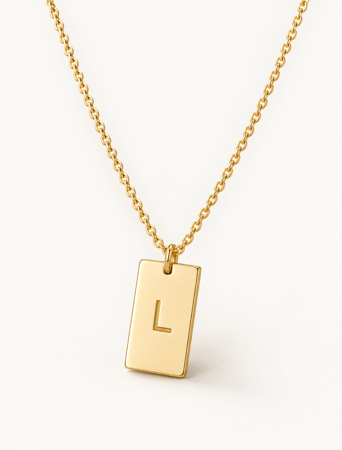Engraved Bar Necklace