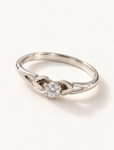 Eterna Knot Solitaire Ring