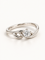Eterna Twist Solitaire Ring