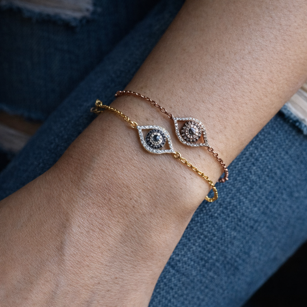 Evil Eye Bracelet-Bracelets-Anushka Jain Jewellery