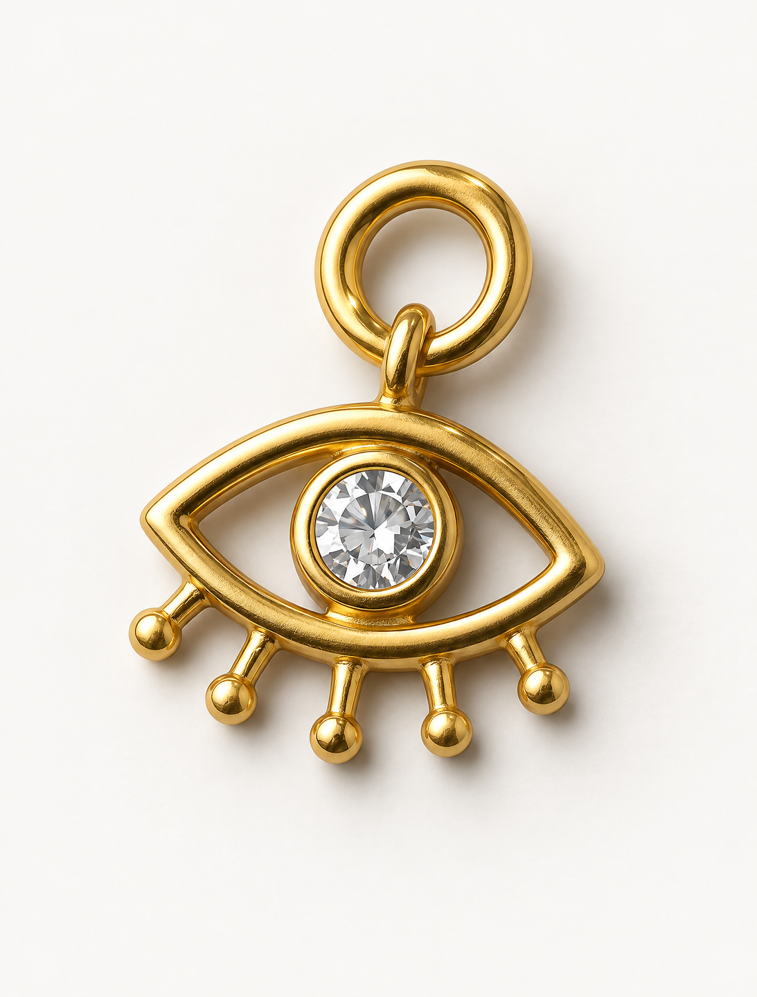 Evil Eye Diamond Charm