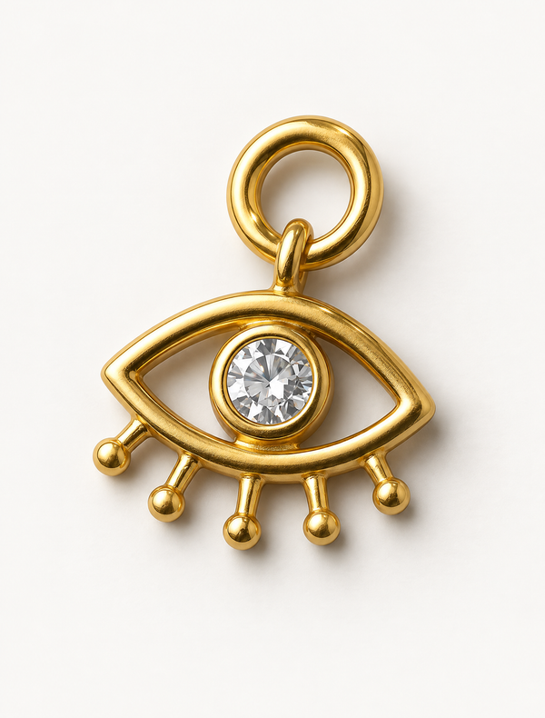 Evil Eye Diamond Charm