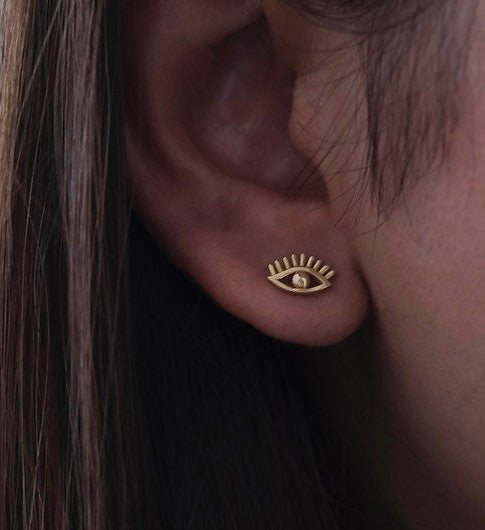 Evil Eye Studs-Studs-Anushka Jain Jewellery