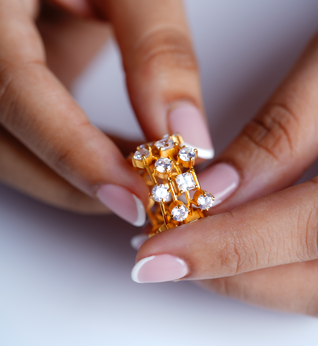 Fancy Diamond Ring-Rings-Anushka Jain Jewellery