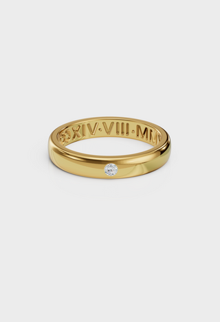 Engrave Diamond Ring