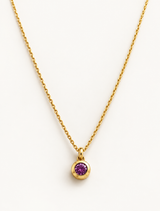 February Birthstone Necklace