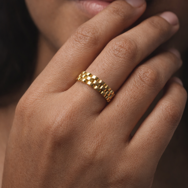 Flat Belt Ring-Rings-Anushka Jain Jewellery