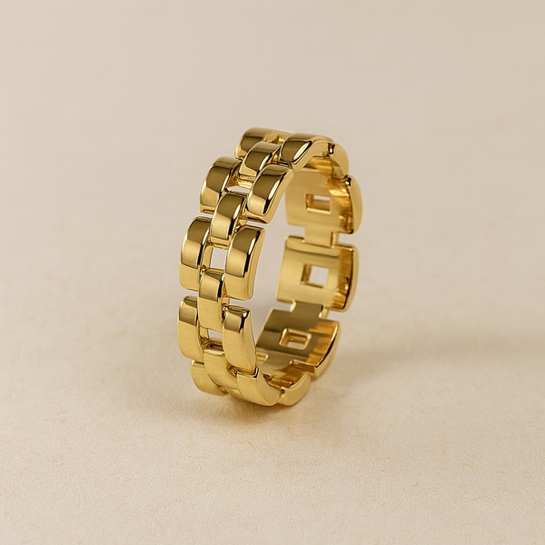 Flat Belt Ring-Rings-Anushka Jain Jewellery