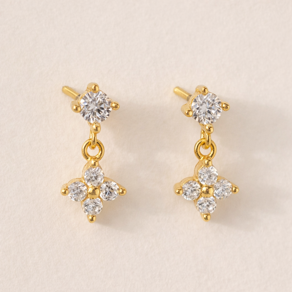 Fleur Drop Stud-Anushka Jain Jewellery