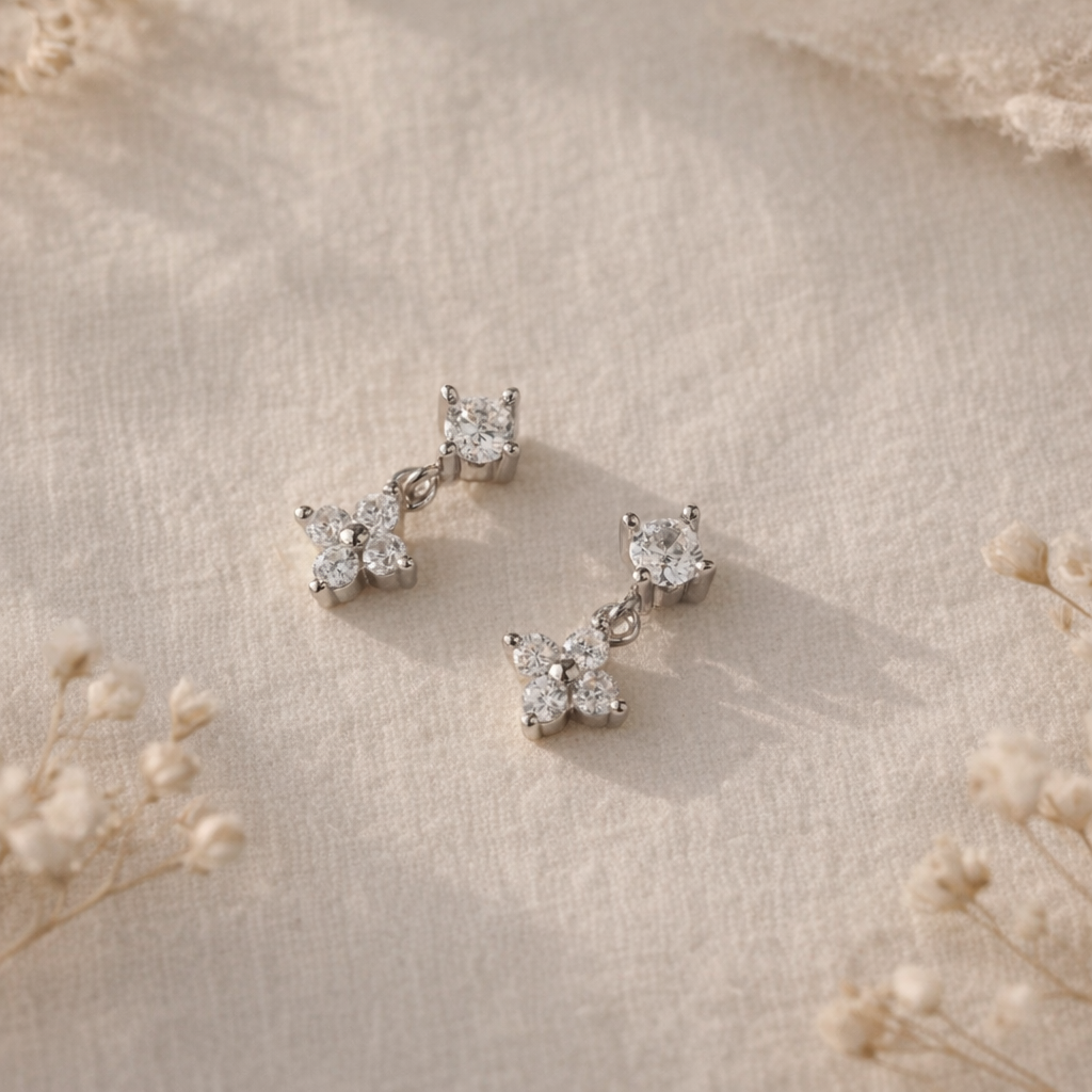 Fleur Drop Stud-Anushka Jain Jewellery