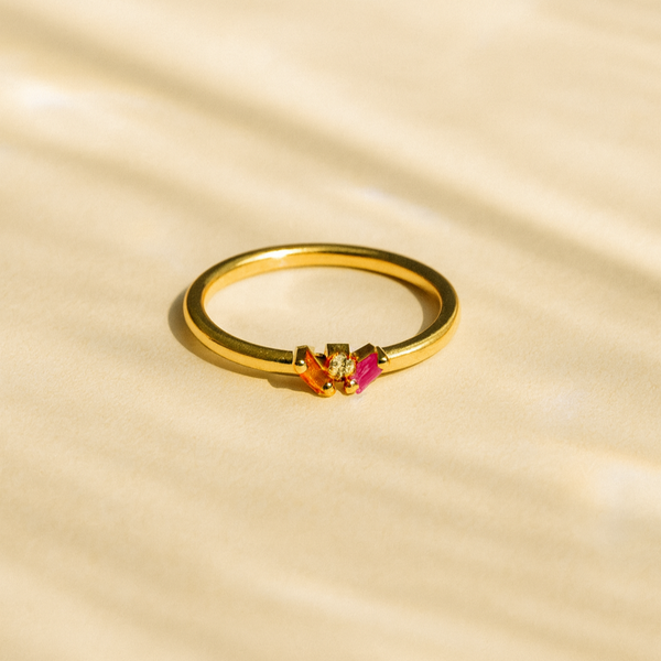 Floral Cascade Ring-Rings-Anushka Jain Jewellery