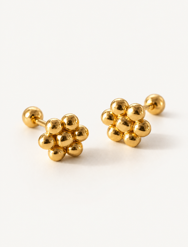 Flower Dot Studs