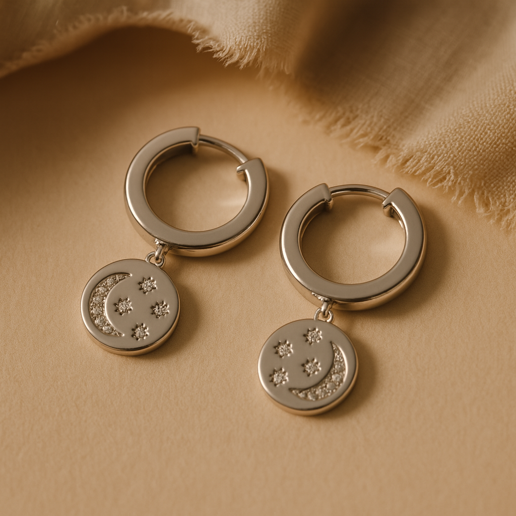 Galaxy Huggies-Huggie-Anushka Jain Jewellery