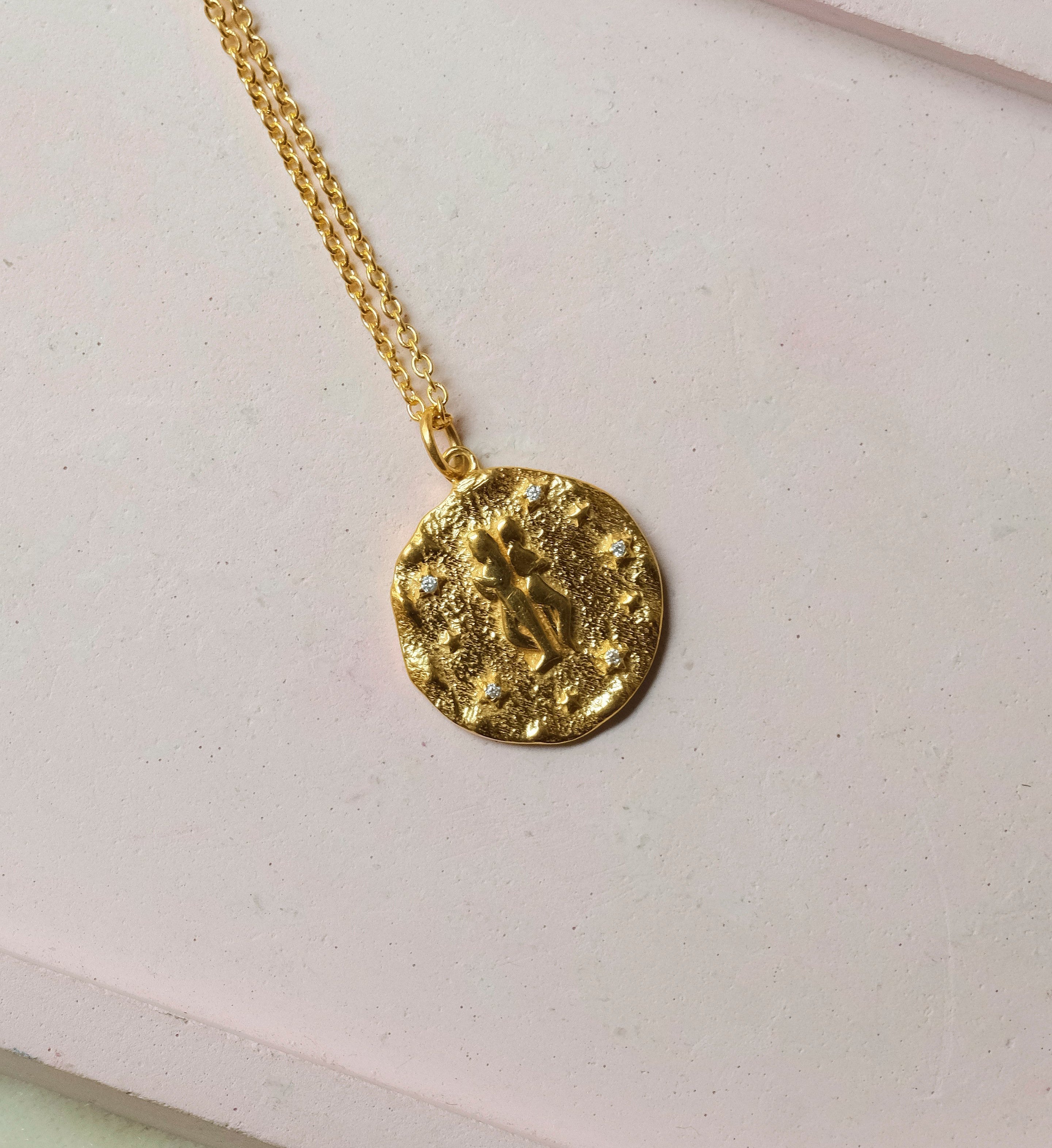 Gemini Zodiac Necklace-Necklaces-Anushka Jain Jewellery