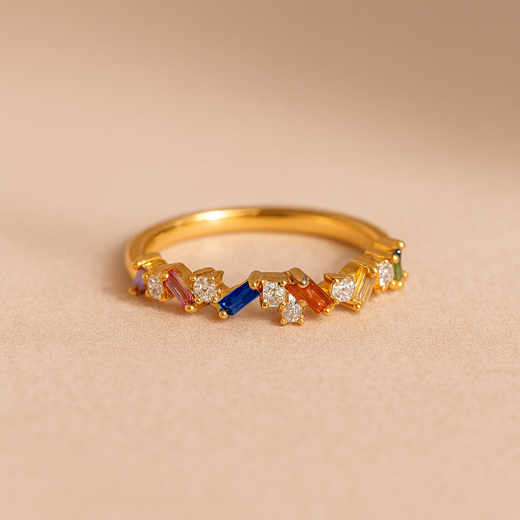 Haven Cascade Ring-Rings-Anushka Jain Jewellery