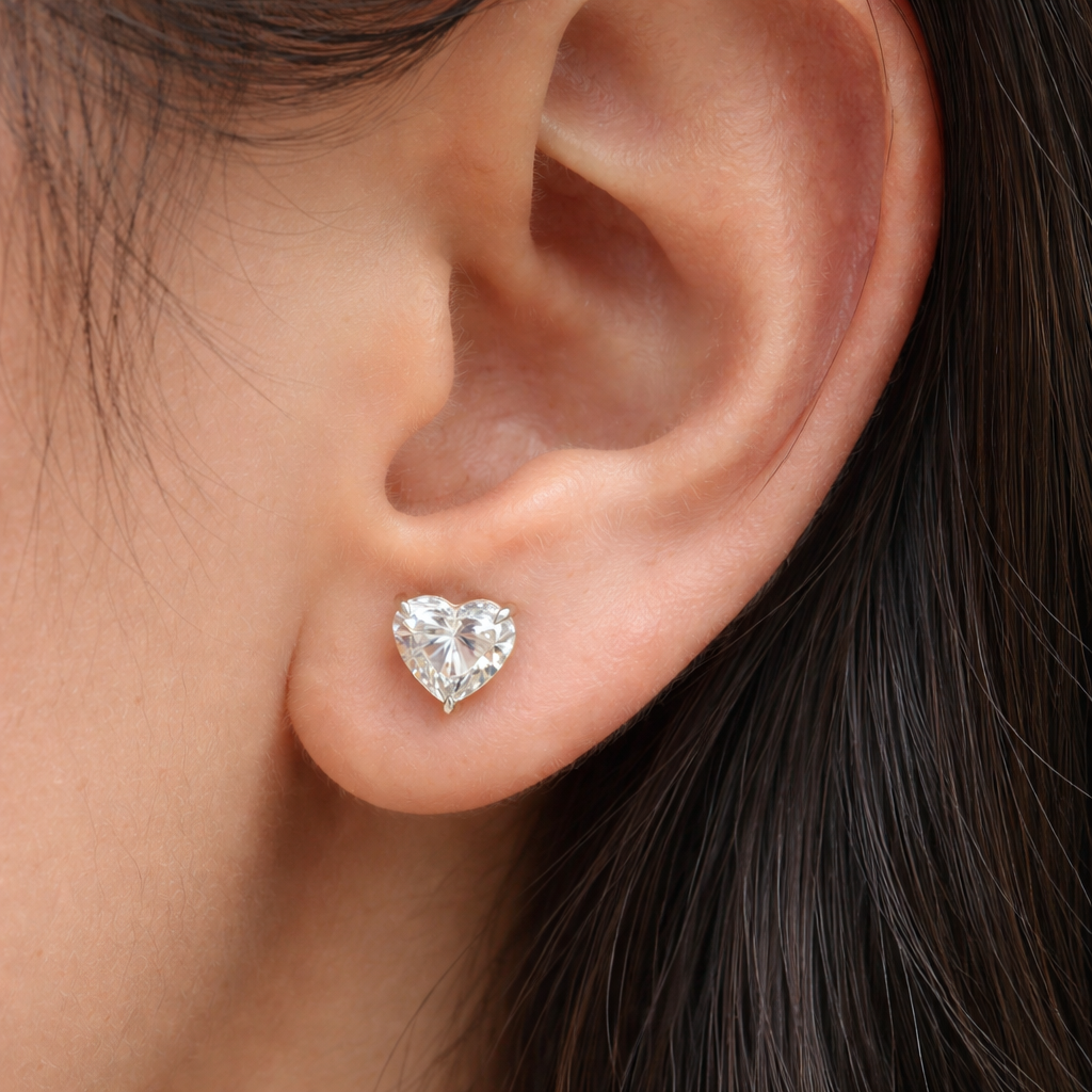 Heart Diamond Set-Anushka Jain Jewellery