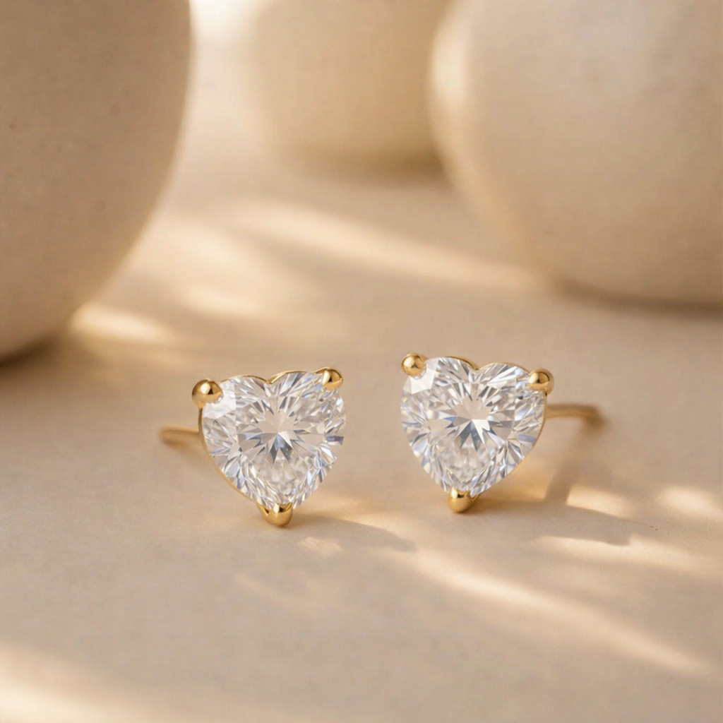 Heart Diamond Set-Anushka Jain Jewellery