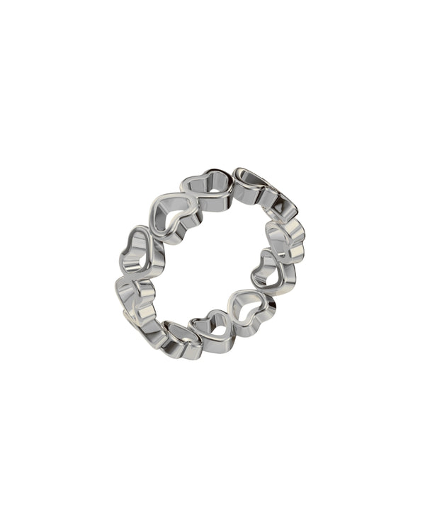 Heart Infinity Band-Rings-Anushka Jain Jewellery