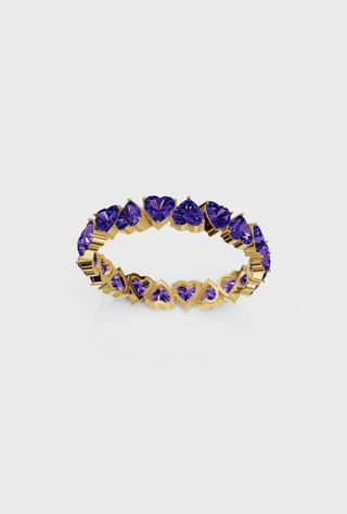Lavender Love Eternity Ring