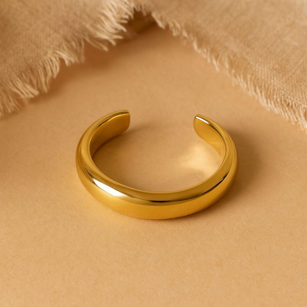 Hollow Dome Ear Cuff-Ear Cuffs-Anushka Jain Jewellery