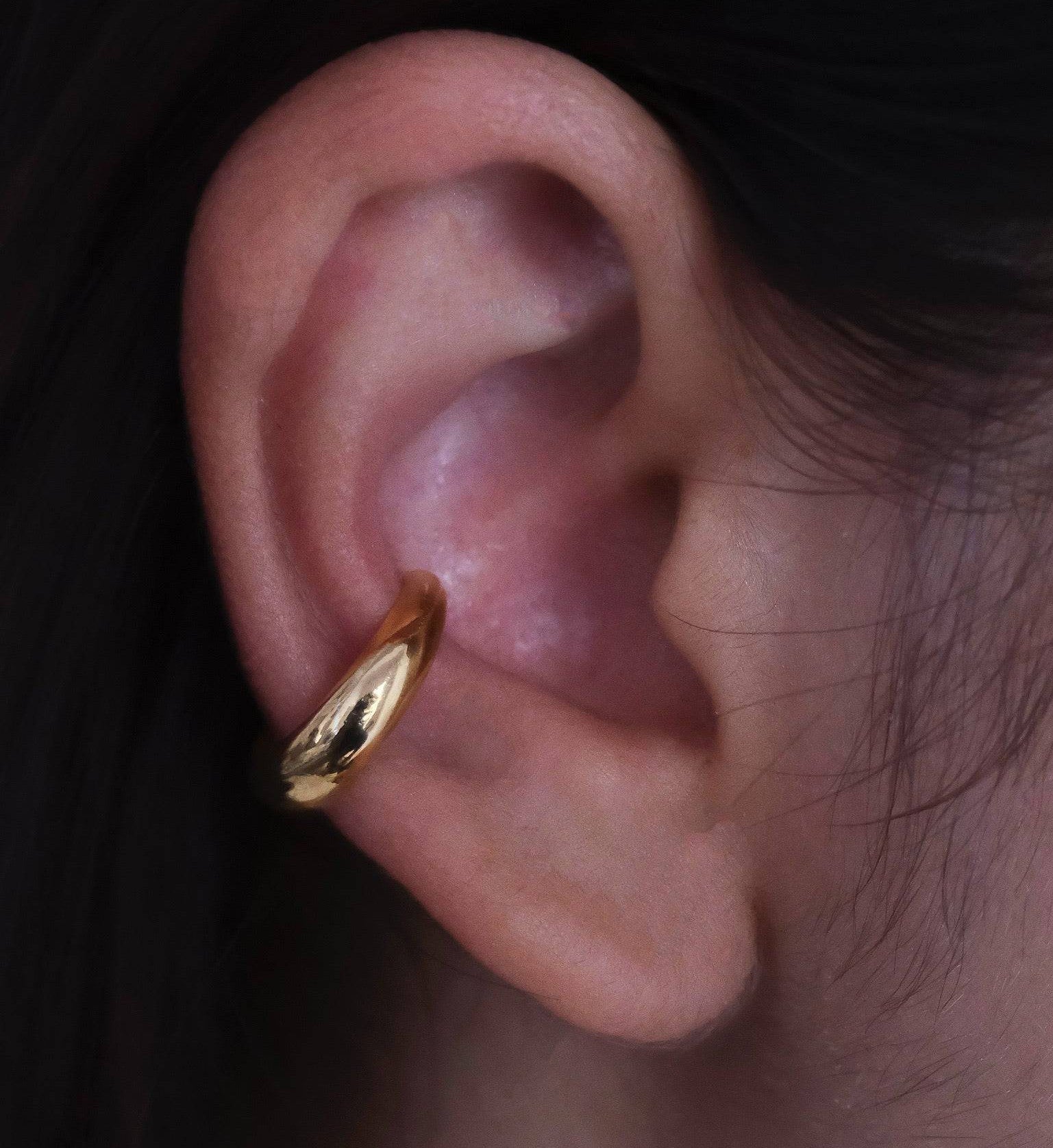 Hollow Dome Ear Cuff-Ear Cuffs-Anushka Jain Jewellery