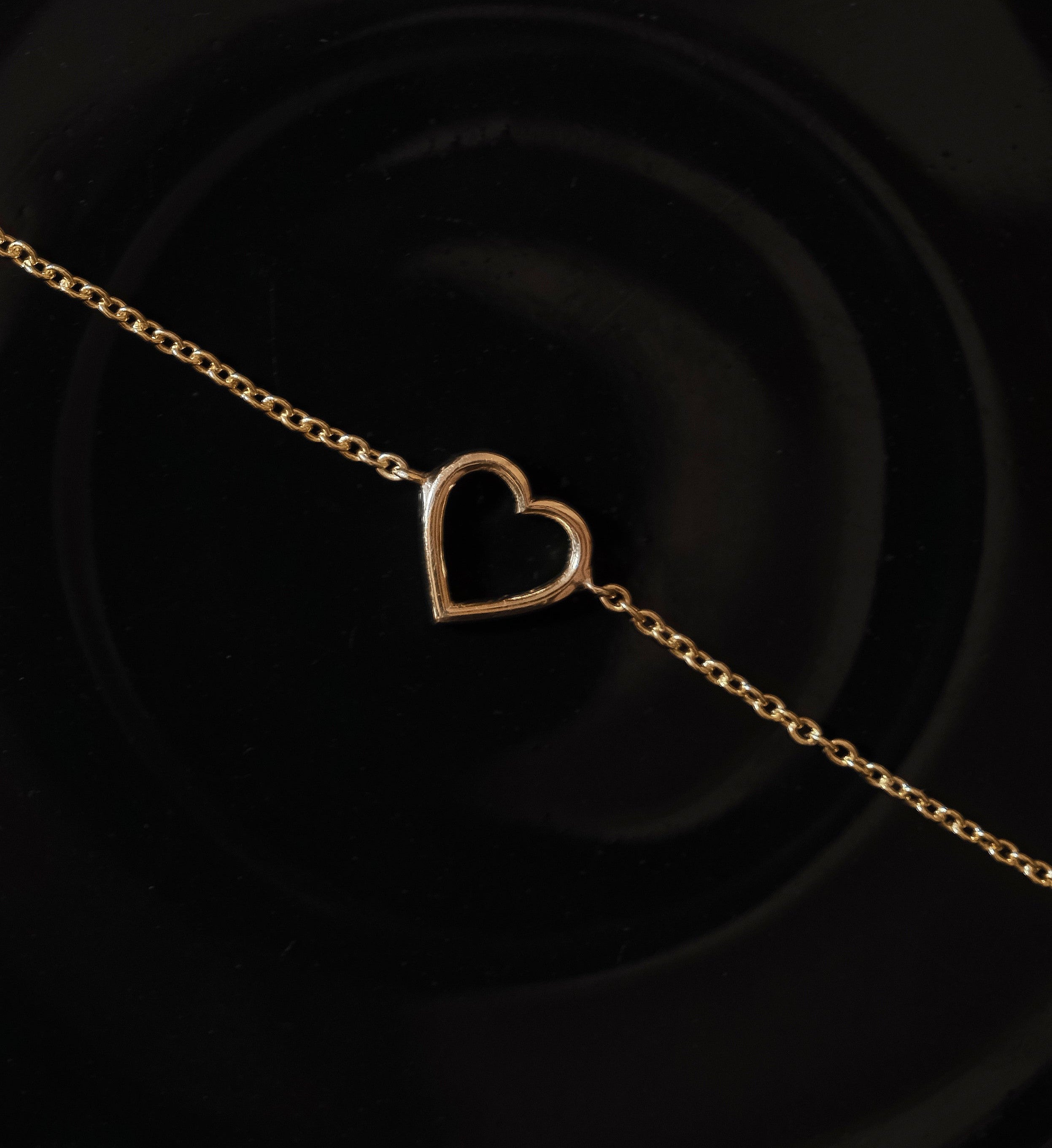 Hollow Heart Bracelet-Bracelets-Anushka Jain Jewellery