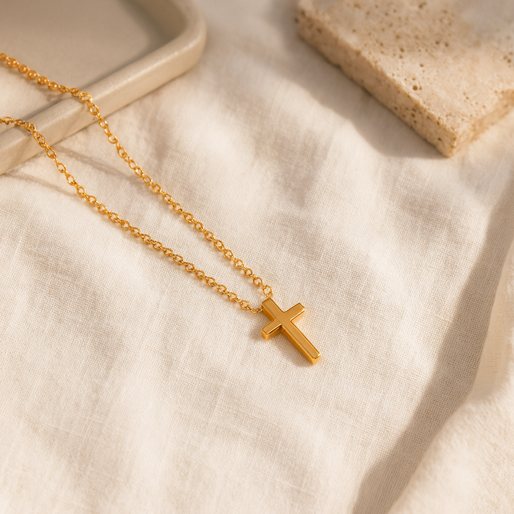 Holy Cross Necklace-Anushka Jain Jewellery