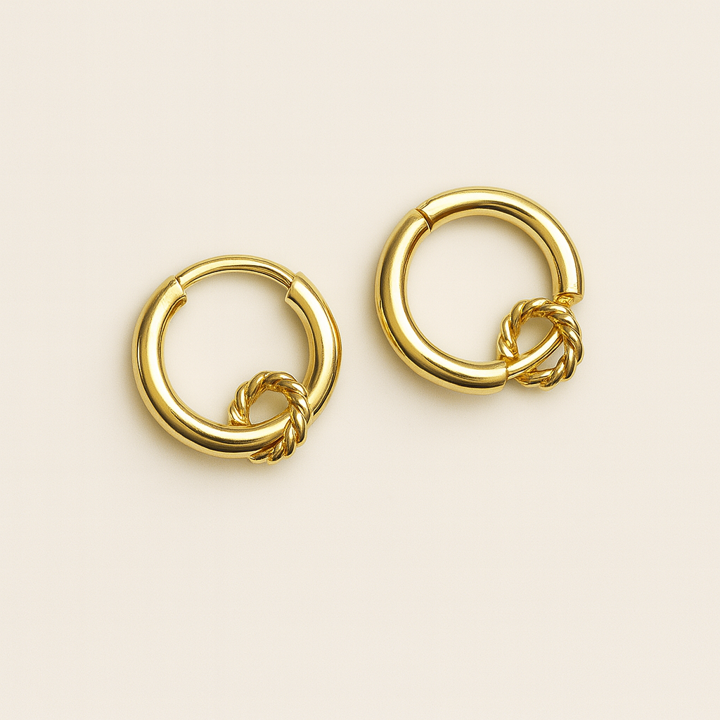 Hoops La Hoop Huggie-Huggie-Anushka Jain Jewellery