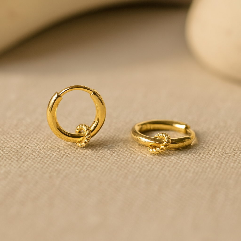 Hoops La Hoop Huggie-Huggie-Anushka Jain Jewellery