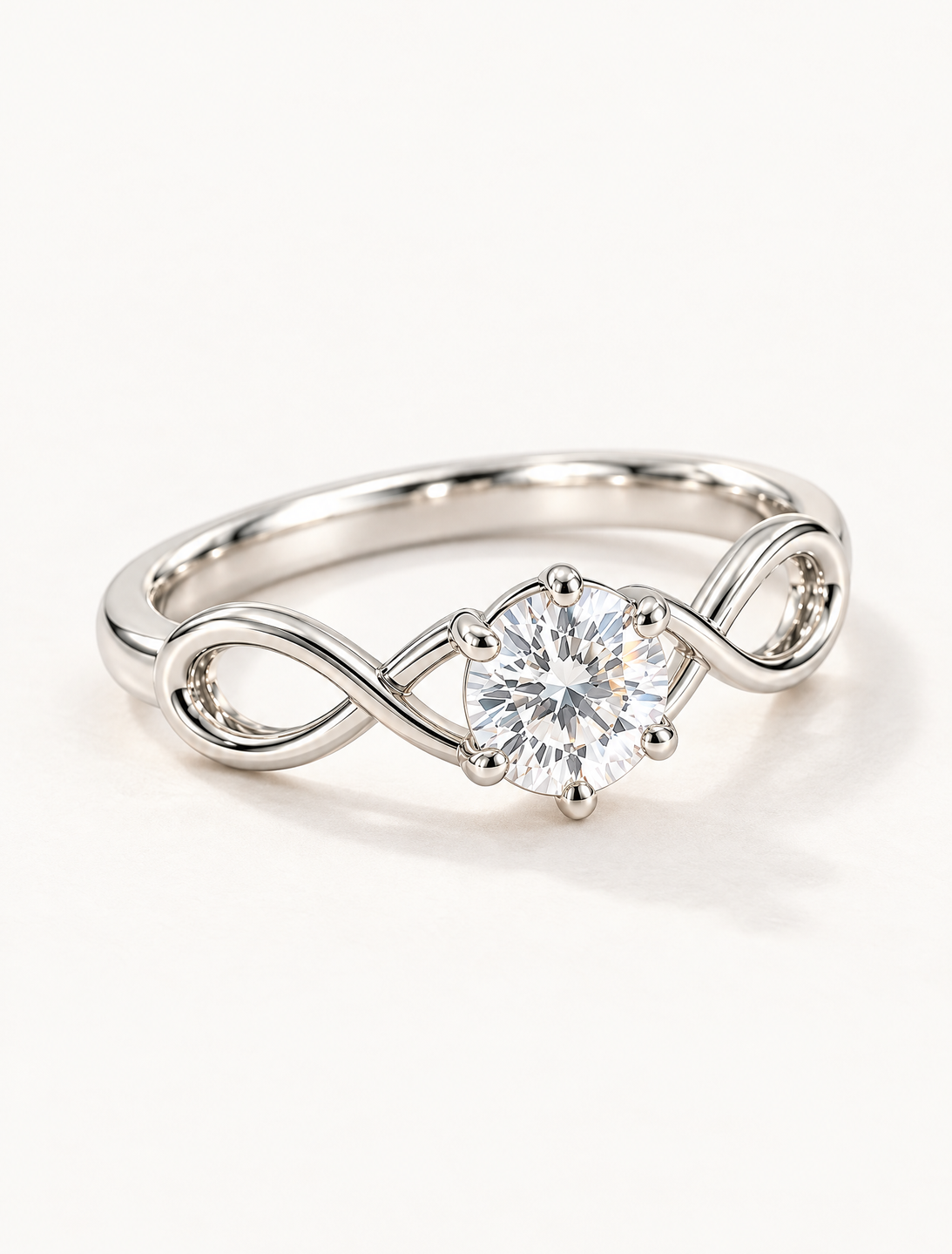 Infinity Grace Solitaire Ring