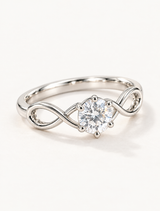 Infinity Grace Solitaire Ring