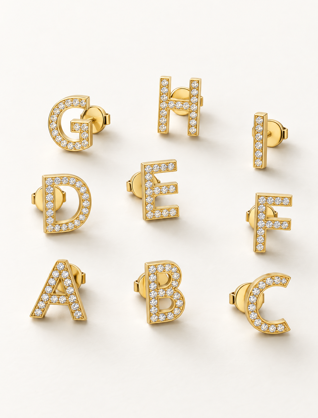 Initial Diamond Stud