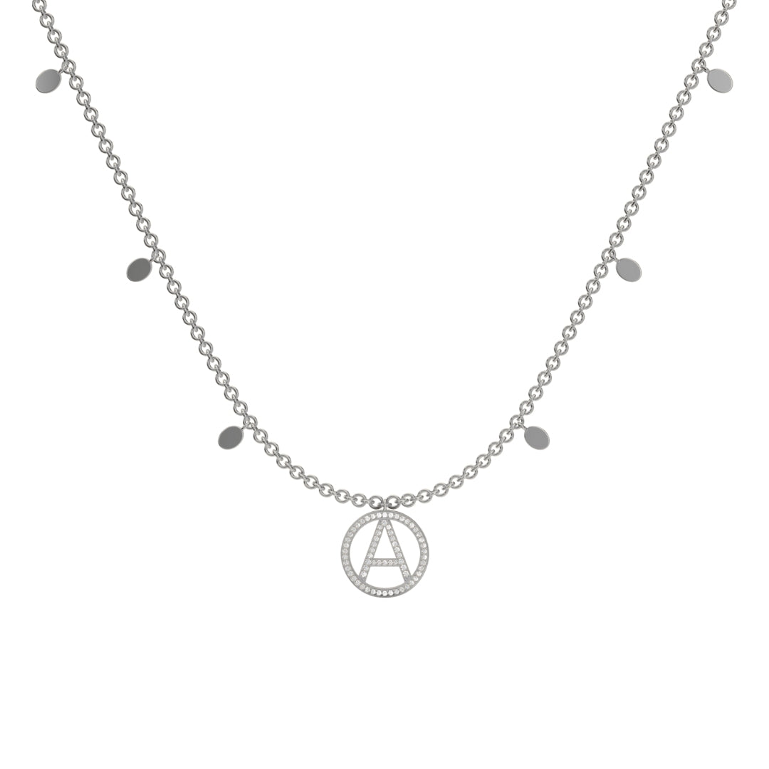 Initial Fame Necklace-Pendants-Anushka Jain Jewellery