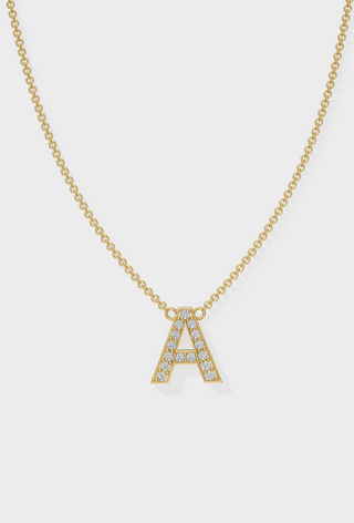 Initial Diamond Necklace