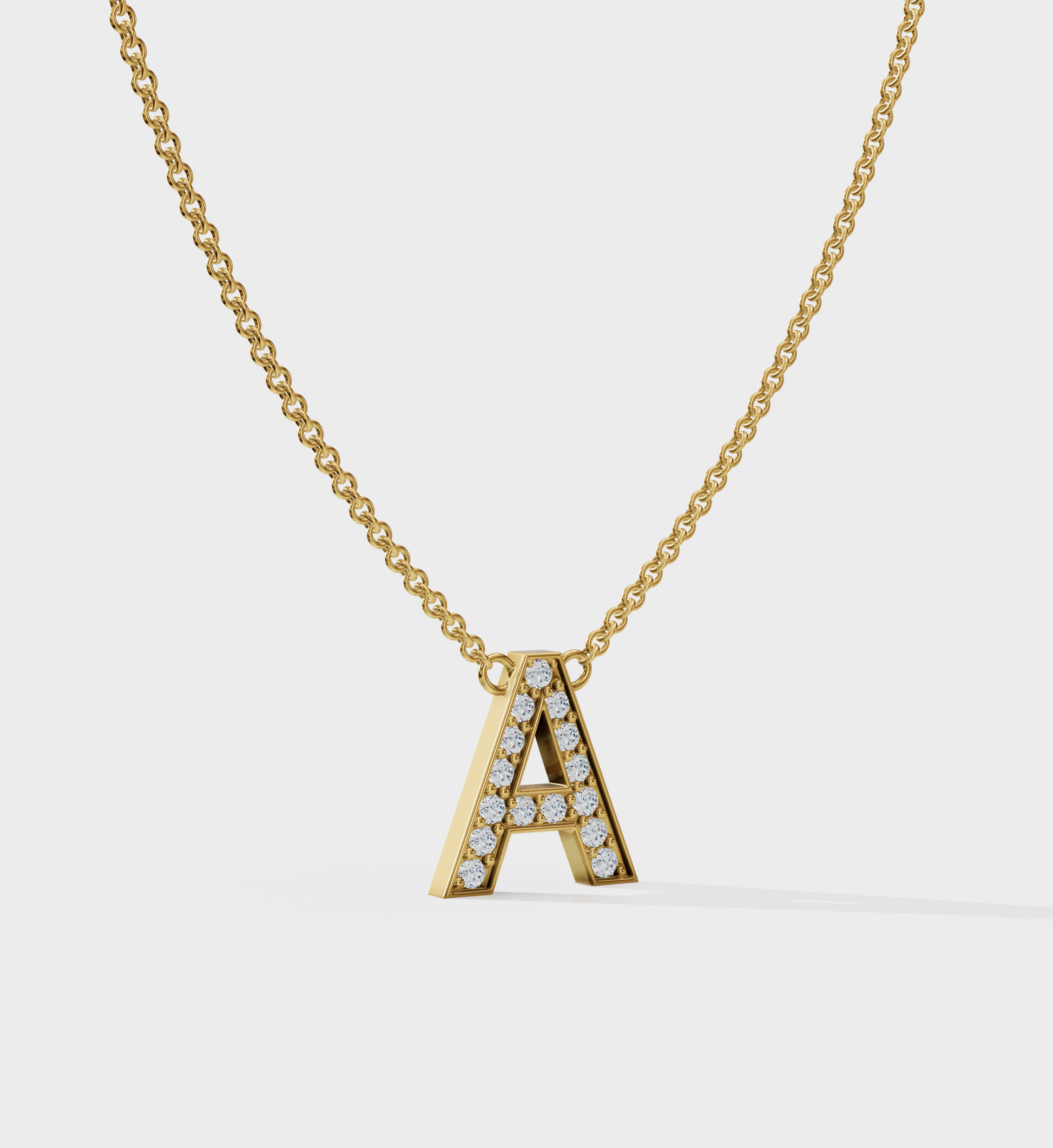 Initial Diamond Necklace