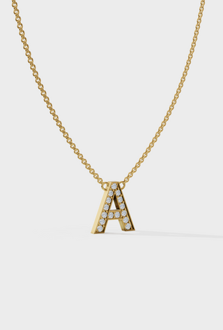 Initial Diamond Necklace