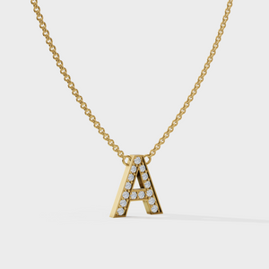 Initial Diamond Necklace