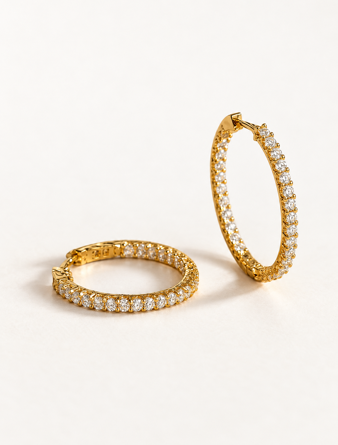 Inside Out Hoop Earring