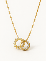 Interlocked Eternity Necklace