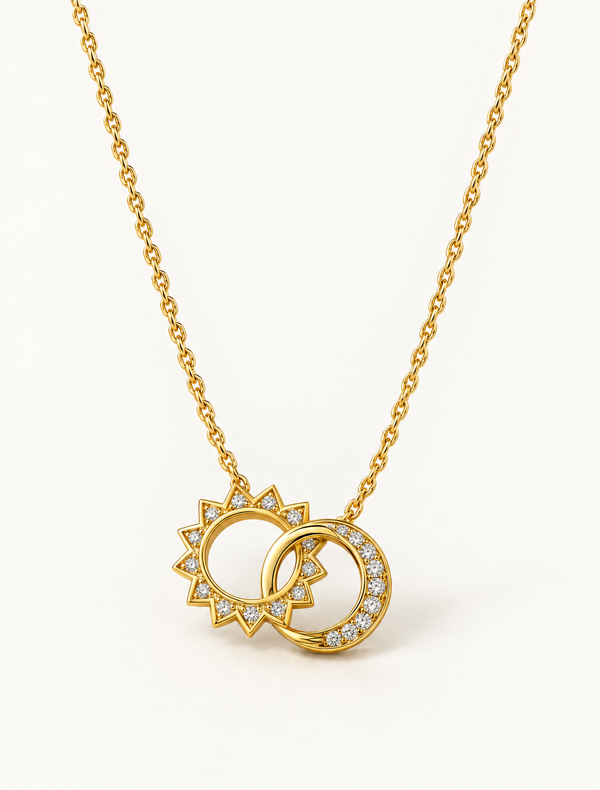 Interlocked Eternity Necklace