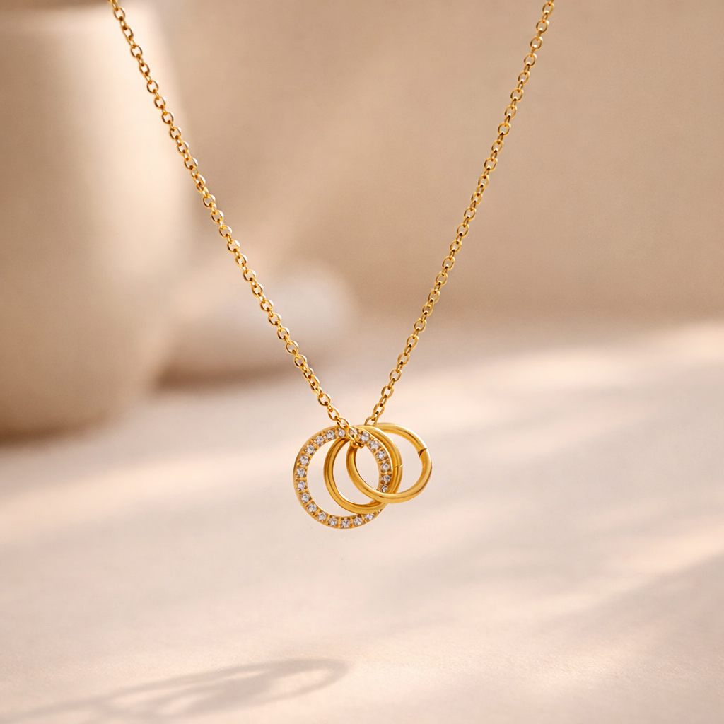 Iternity Circle Necklace-Anushka Jain Jewellery
