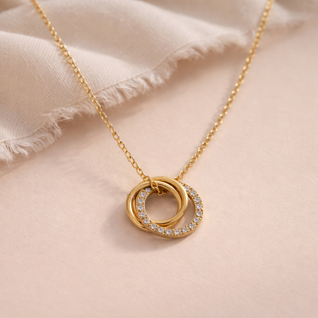 Iternity Circle Necklace-Anushka Jain Jewellery