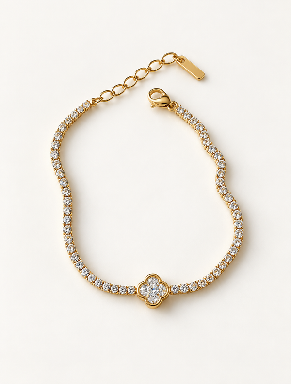 Clover Tennis Bracelet