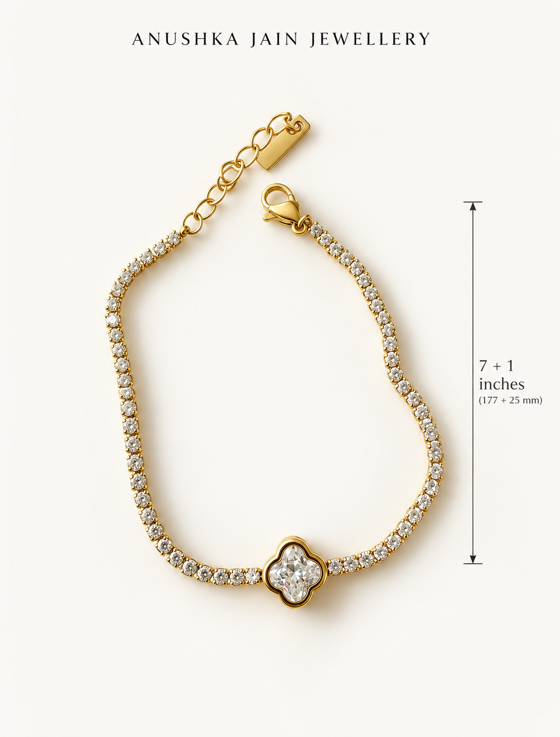 Clover Tennis Bracelet