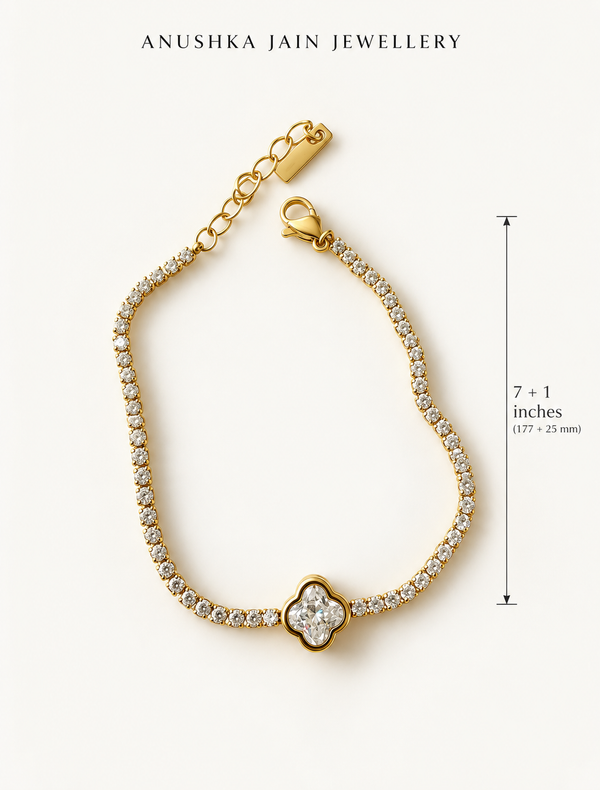 Clover Tennis Bracelet