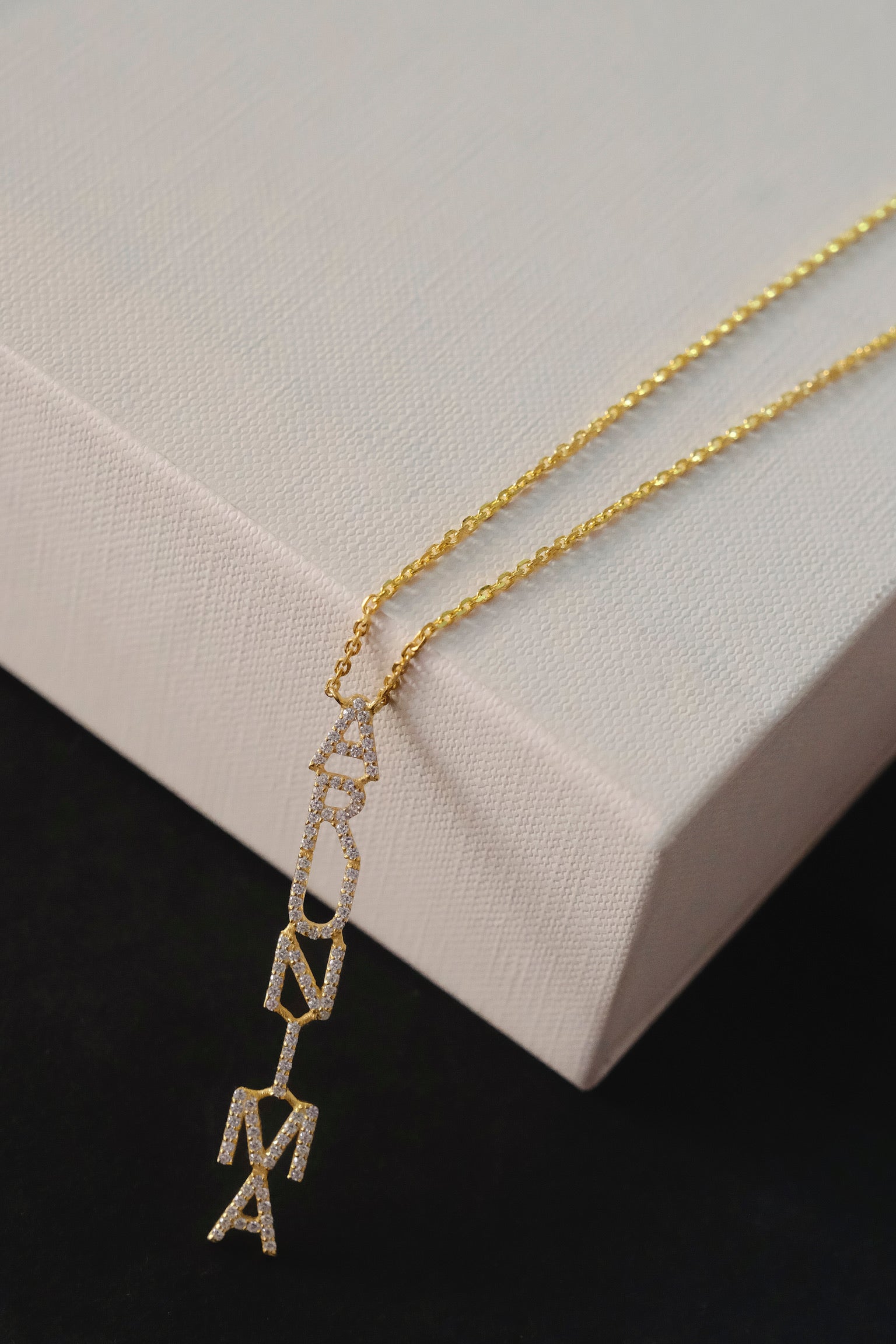 Lariat Name Necklace-Pendants-Anushka Jain Jewellery